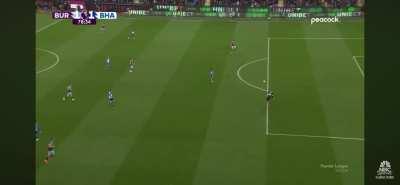 To intercept a back pass