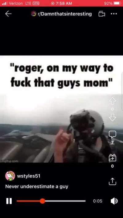 Go fuck that guys mom