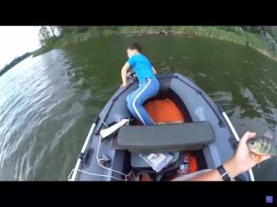 WCGW holding your iPad above the water