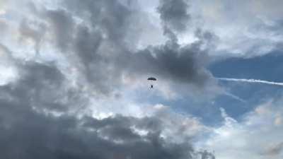 A very HARSH parachute landing