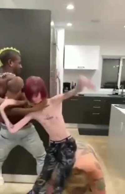 It gets stranger and stranger the more you watch.