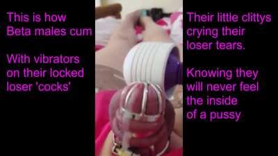 This is how beta males should cum.