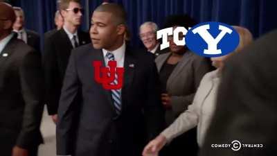 This is how Utah rolls in the B12. 