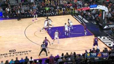 [Highlight] Kevin Durant with the 40-piece as he hits the clutch 3 to take the lead!