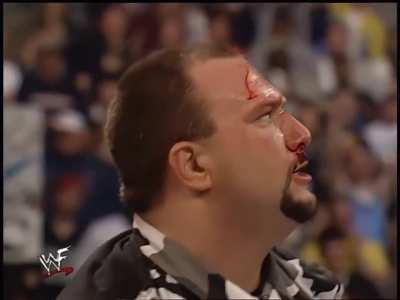 Trish Getting Wood at Backlash 2000