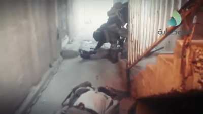 Iraqi CTS in action during the battle of Mosul,2016.