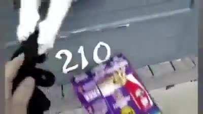 This cat does NOT like receiving bills.