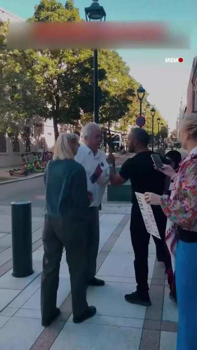 Zionist assaults pro-Palestine protest in Oslo