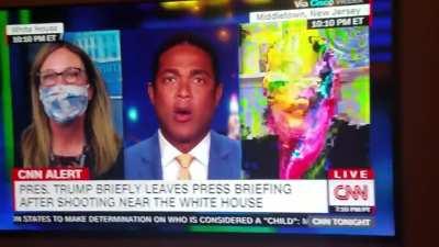 facial implosion on CNN