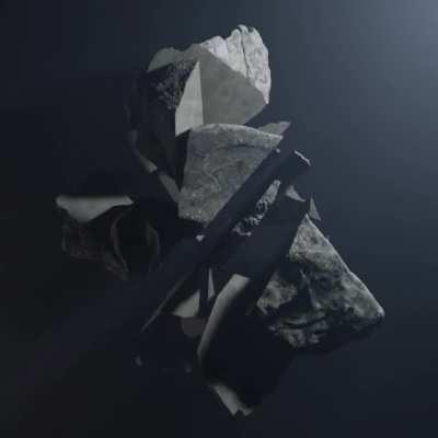 This rock cutting animation