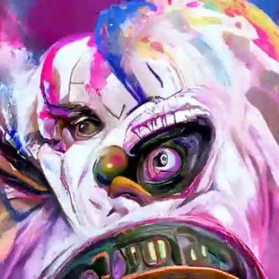 Psycho clown // circus landscape