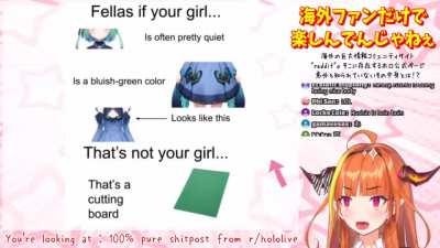 Coco fears the wrath of Rushia