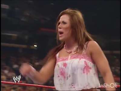 Melina puts this blonde to sleep with a hard facebuster..haha..this blonde is just too weak to handle Melina..Hot and Sexy Melina