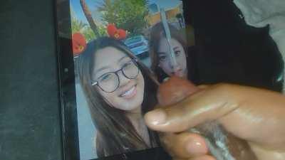 Two Asian Princesses Get Glazed! | 🍀Cum Finish Photos on Erome!