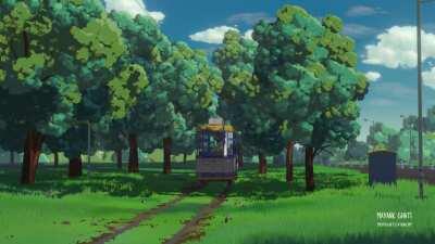 First Time using Blender for a Ghibli type Scene