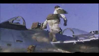 Cool scene from JET PILOT movie with F-89 Scorpion