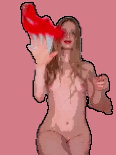 Don’t you wish you could live in pixel world where you’ll never risk seeing even an inch of bare skin? 