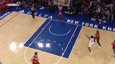 [Highlight] Christian Wood loses his balance while inbounding and turns it over