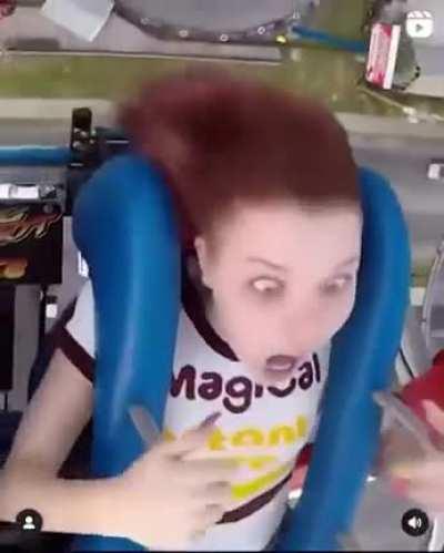 Loses all her brain cells