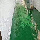 Doggo helping swab the deck.