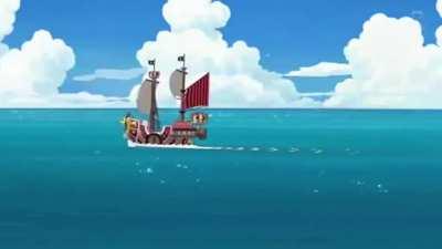 Zoro gets lost and ends up in Naruto