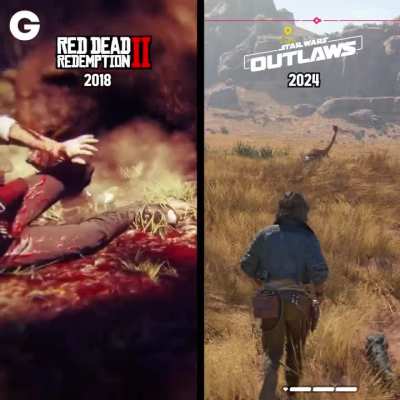 There is a 6 year difference between one and the other. This is not just a video game, it's a piece of art. 