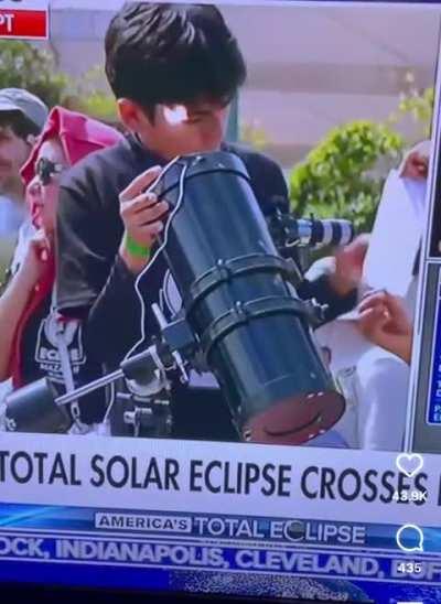 Not using international safety glasses. 