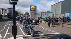 My Dad was a biker, and was killed in a collision. He knew a lot of people in the community, so they all wanted to pay their respects. This is how they did it