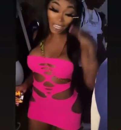 Showing Ass and Panties