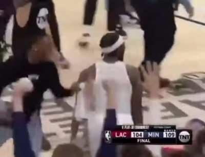 The Lakers when they avoid getting swept