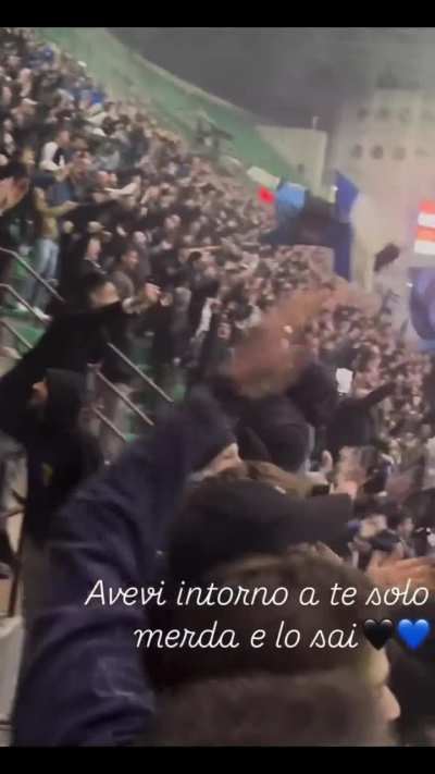 The love for our club and the amazing fans, Forza Inter! 💙🖤