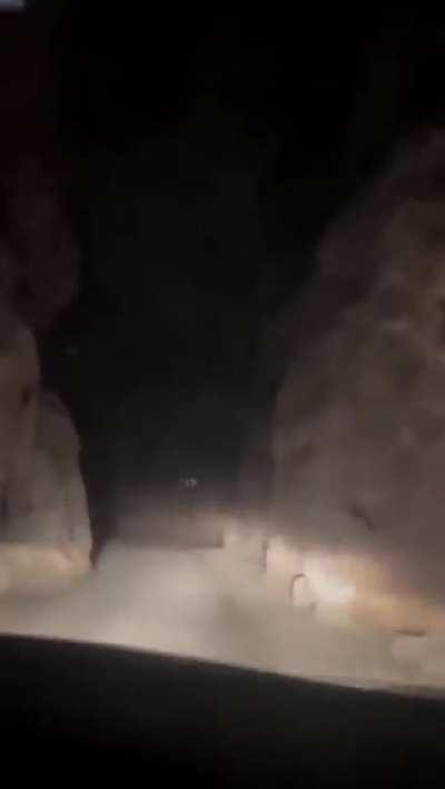 i just got claustrophobic watching this and its a one way road