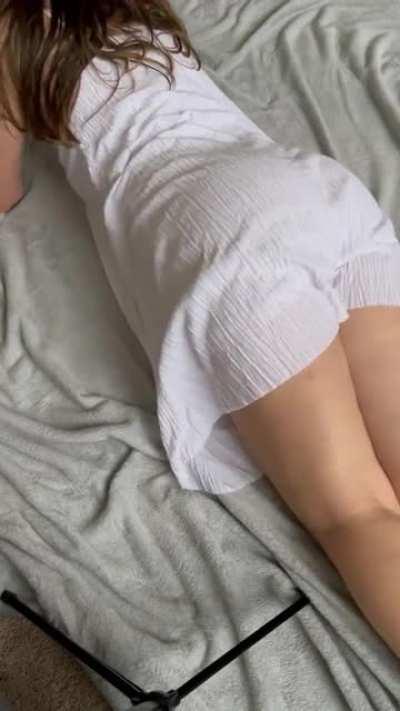 Probably not wearing panties ;)