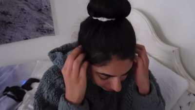 OOF lol. Dina face model actress reacts to Abby