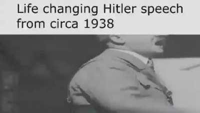 AI Hitler says something life changing