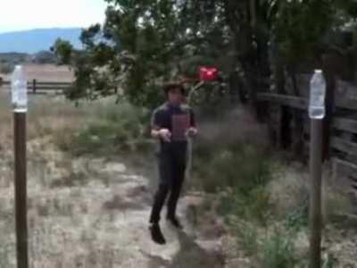 It's impossible such a weapon can be dangero..... Okay...