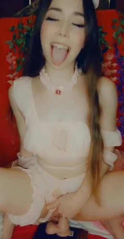 My face after I came because I thought I heard someone and was about to get caught 😅