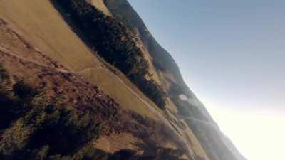 Most v Telgarte s fpv dronom. Dufam ze sa bude pacit