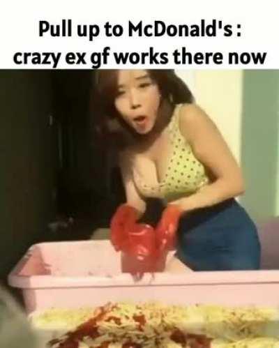 No, I don't want ketchup.