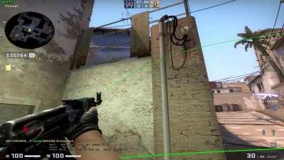 Useful short smoke to push connector/window from underground.
