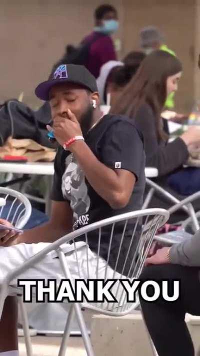 Bro passed the vibe check