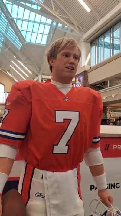 Animatronic Elway at the new Scheels in Colorado Springs is nightmare fuel