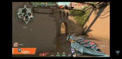 This happened during a pro tournament in India