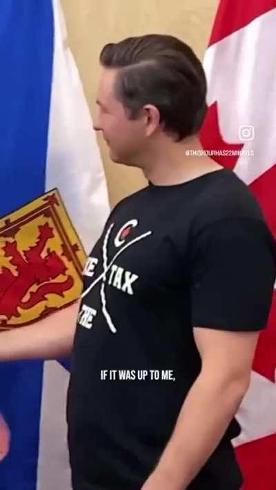 Pierre Poillievre Owns Double-Woke Journalist (common sense, old stock-pilled)