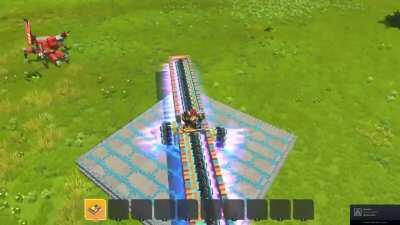 FAMINE is now under construction. this is it at about a fifth it's spin power