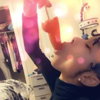 Deepthroat going crazy👀