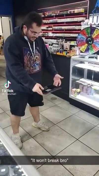 “Não vai quebrar, mano”