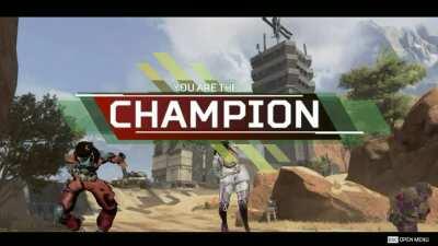 Getting the first win of the day