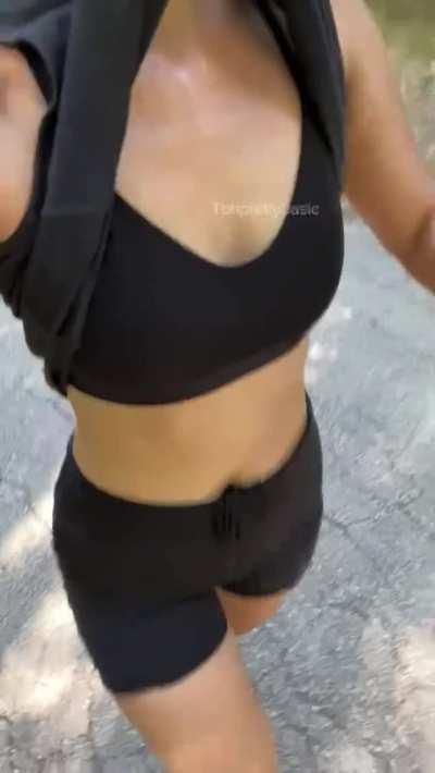 Don’t recommend running in 90F but hope to be running through your mind tonight 😏