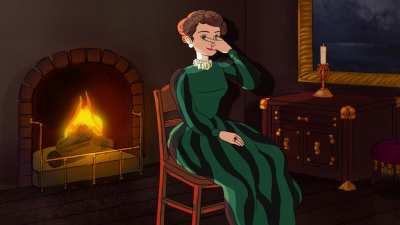 The Lady in the Green Dress